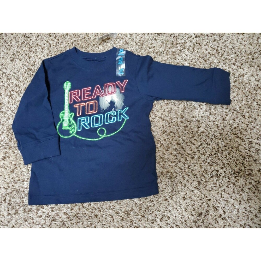 Boy's 12 month The Childrren 's Place "Ready to Rock" guitar t shirt